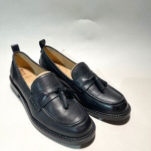 Sam Edelman Caylia Black Leather tasseled Loafers Womans 10M